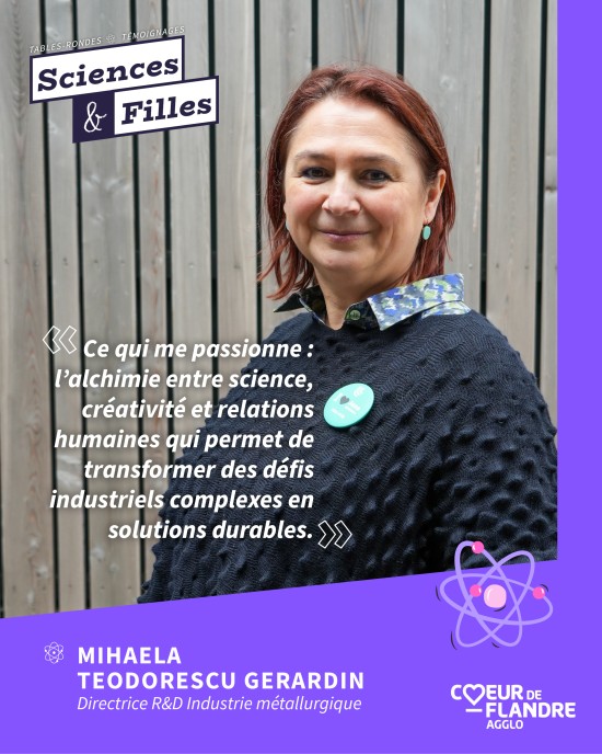 Mihaela Teodorescu Gerardin - Directrice R&D Industrie metallurgique